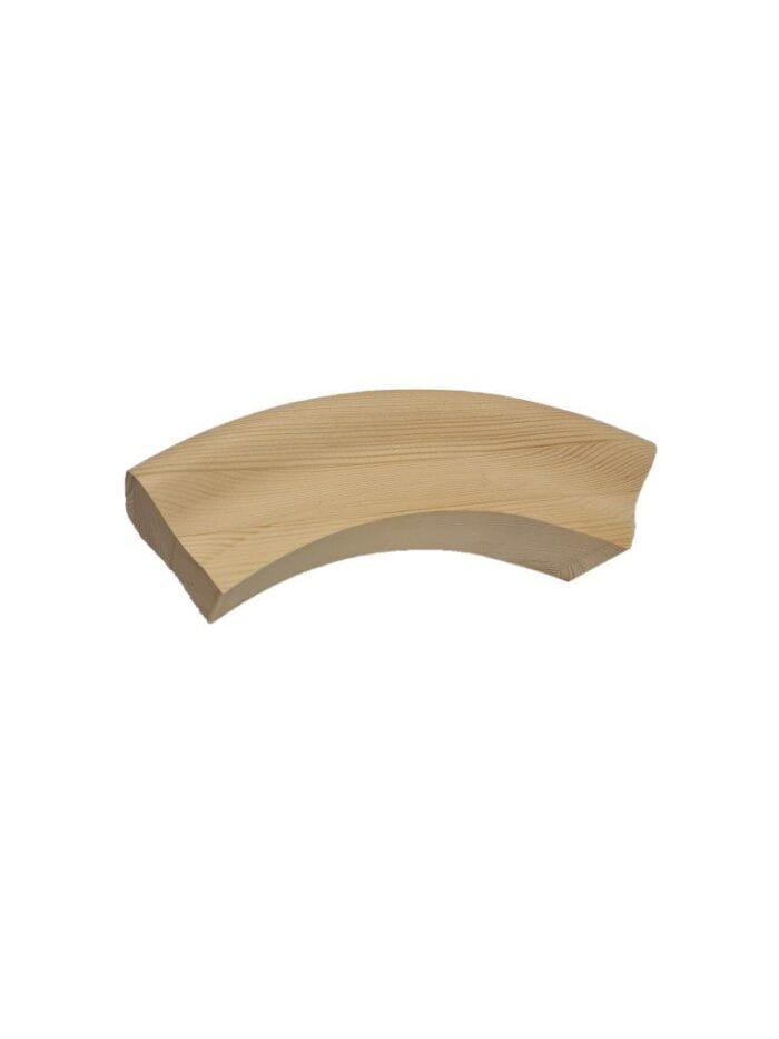 Continuous Pine Handrail HDR Down Ramp