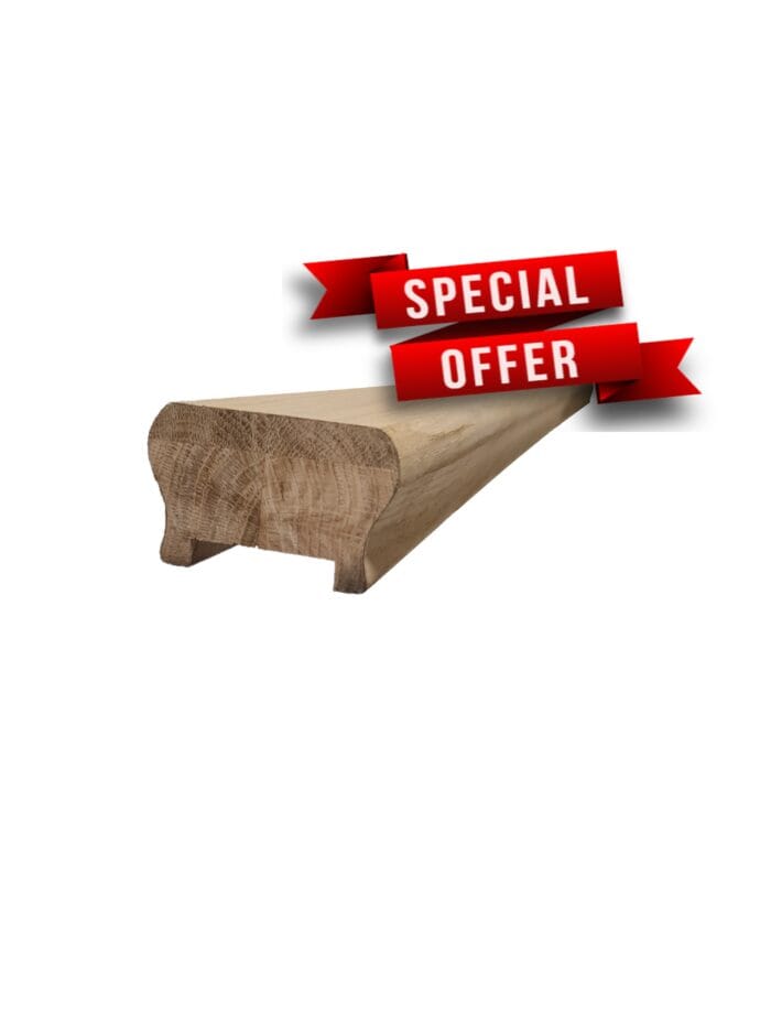 Budget Oak Handrail including infill