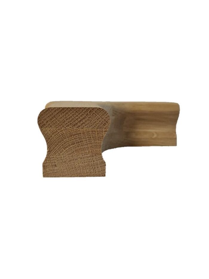 Continuous Oak Handrail HDR 90 degree bend - Image 3