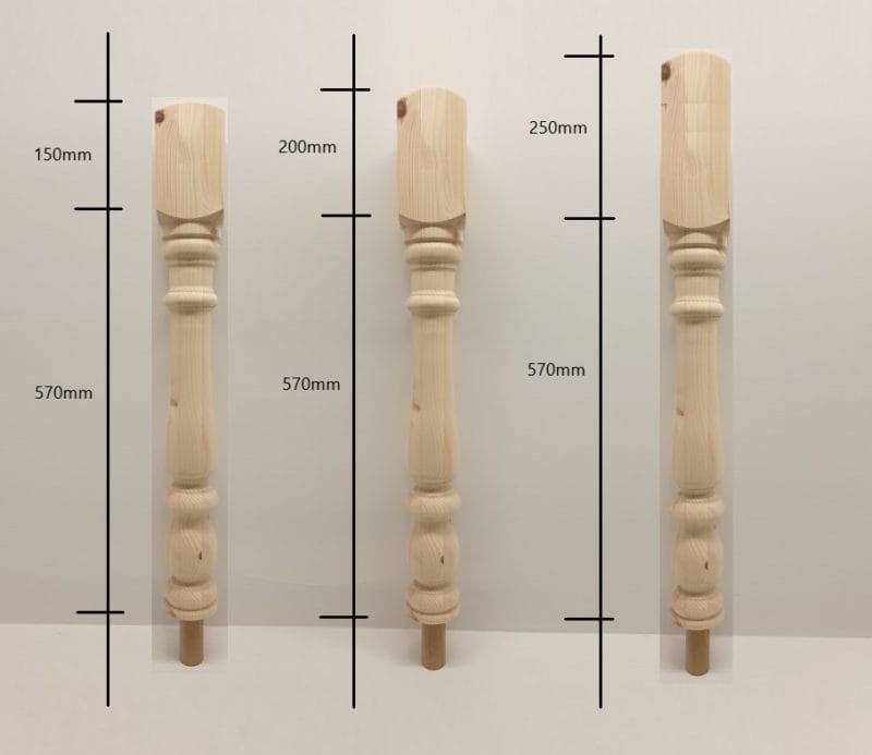 Colonial Peg Newel Post Stair Bits