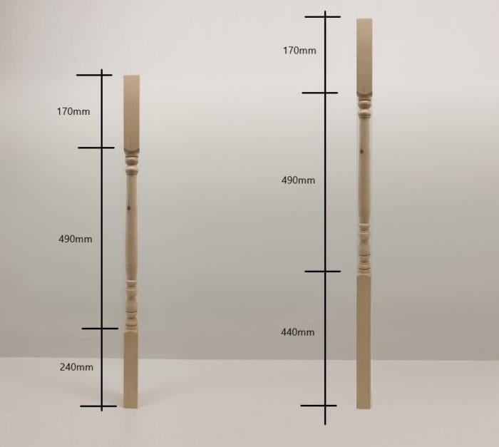 Colonial Spindles Stair Bits