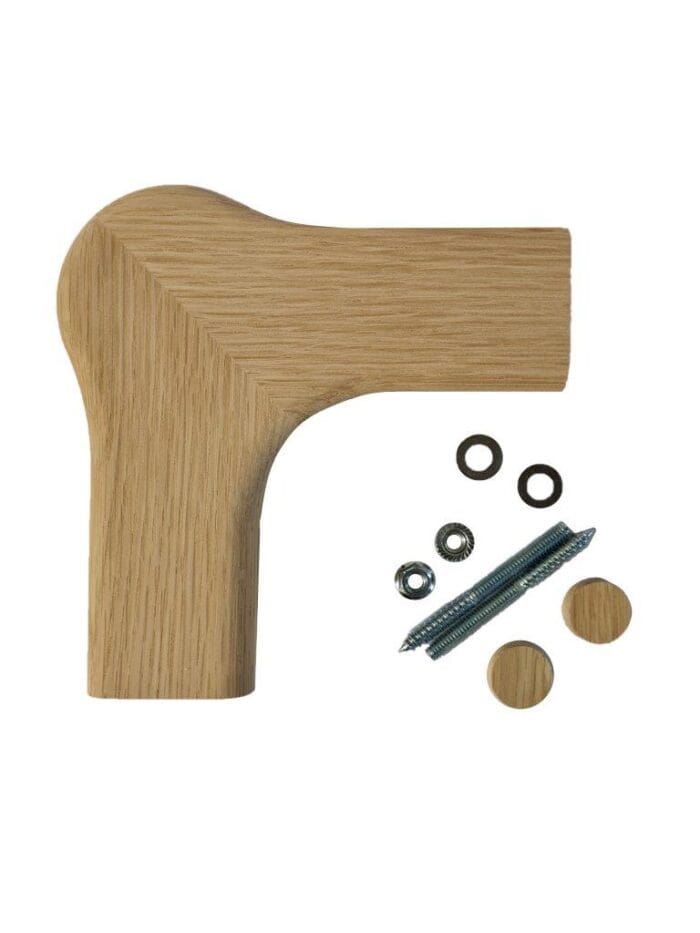 Continuous Oak Handrail HDR 90 degree bend - Image 4